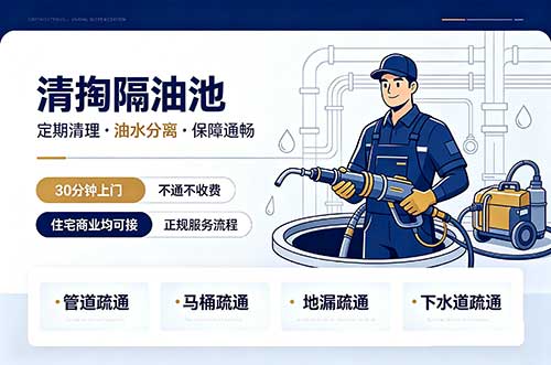 百色清掏隔油池